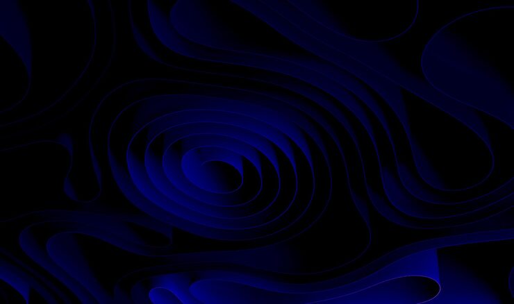 Abstract illustration of activity and rest themes in a flowing layout